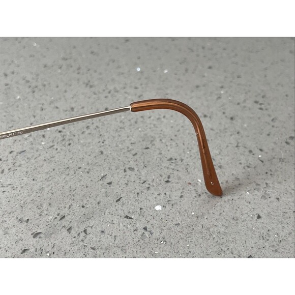 SOPHIA LOREN M172 ZYLOWARE 057 BROWN EYEGLASSES FRAMES ONLY 54-18 oval full rim - Picture 6 of 13